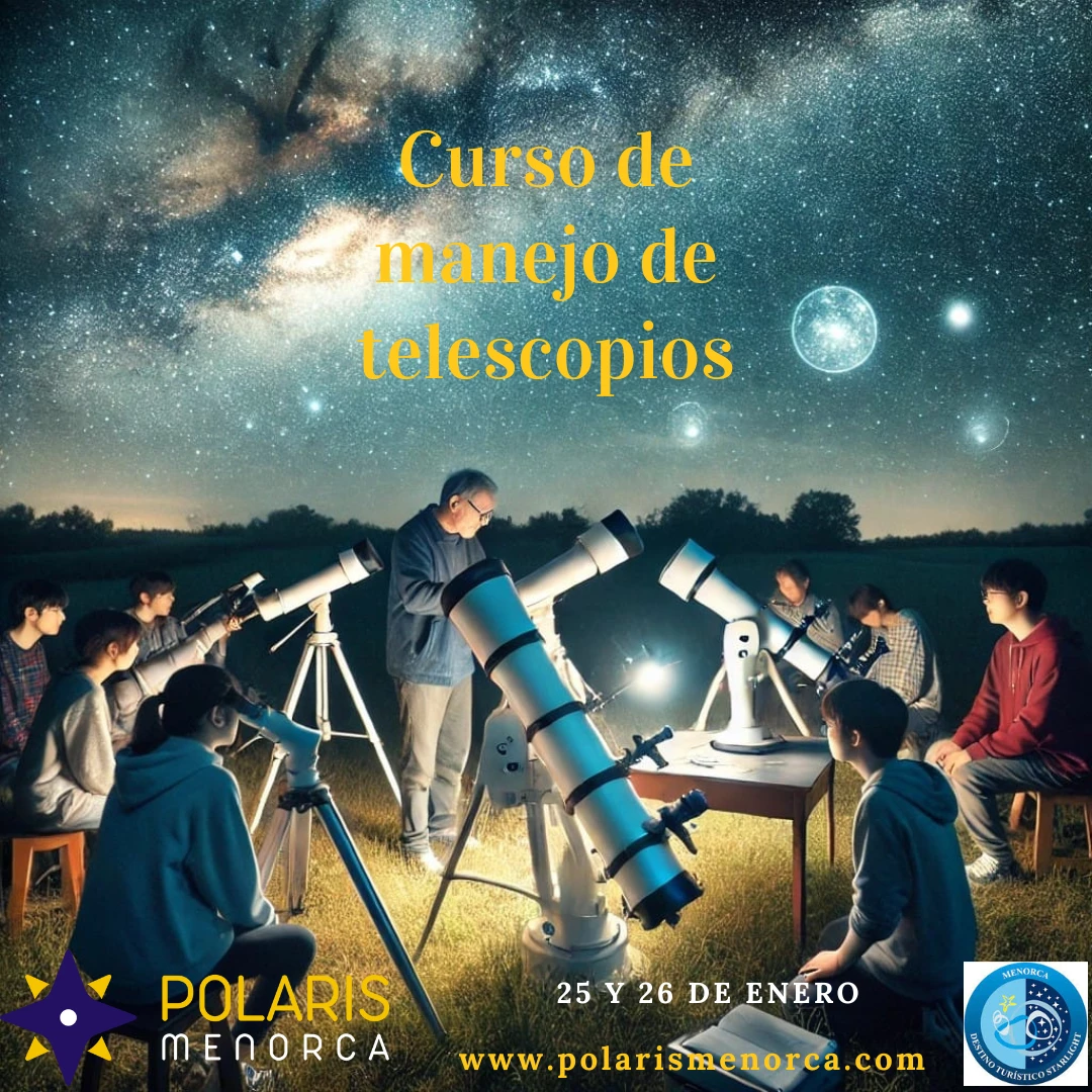 Imagen del evento Curso de manejo del telescopio con Polaris Menorca