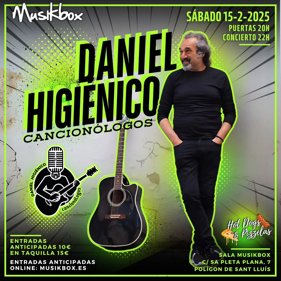 Imagen del evento DANIEL HIGIÉNICO &#8211; CANCIONÓLOGOS