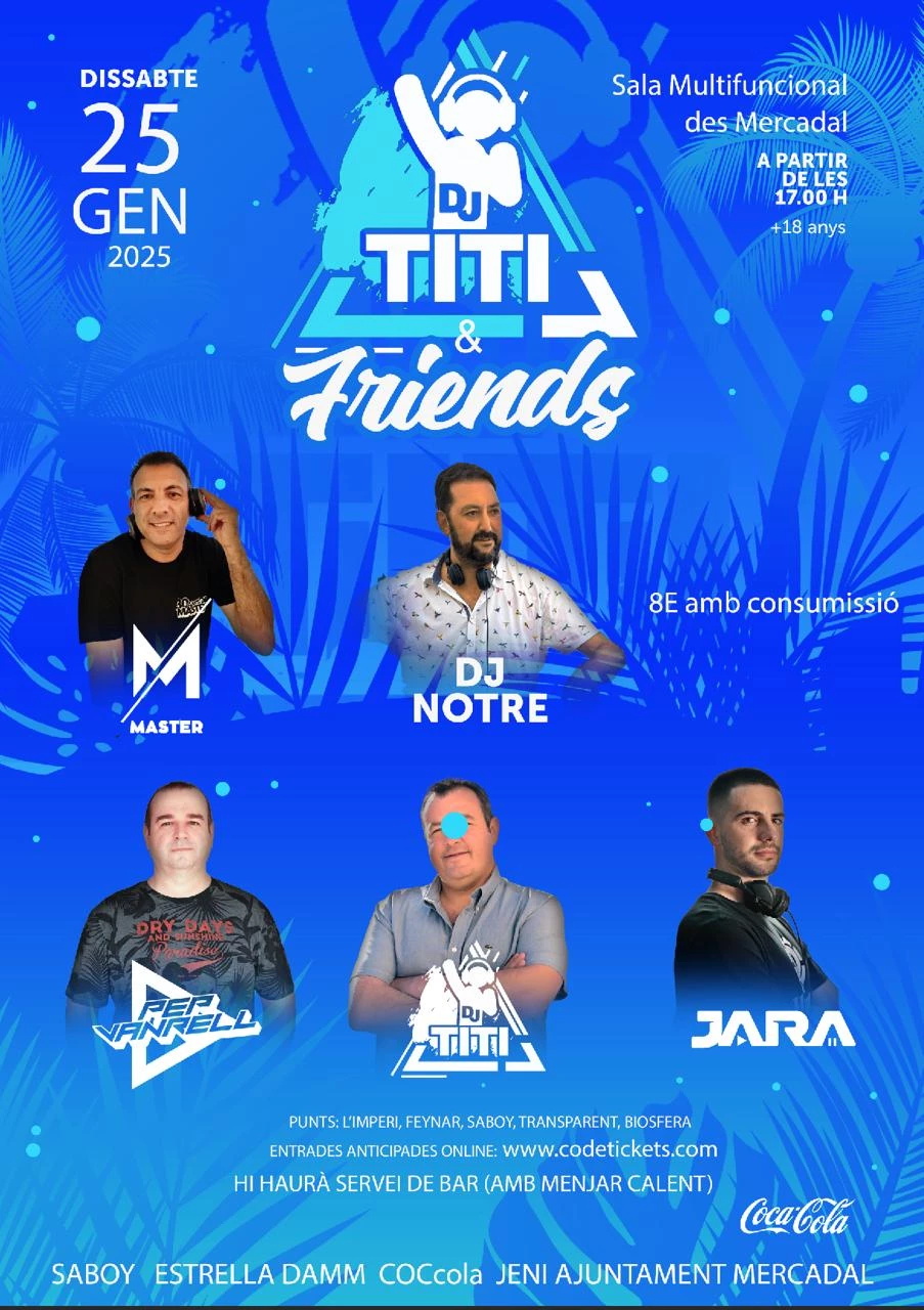 Imagen del evento DJ. TITI &#038; FRIENDS