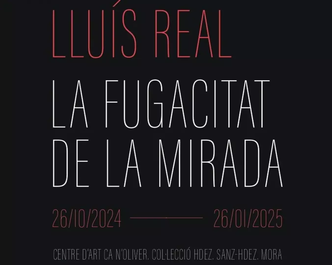 Imagen del evento Exposición "Lluis Real: La fugacitat de la mirada"