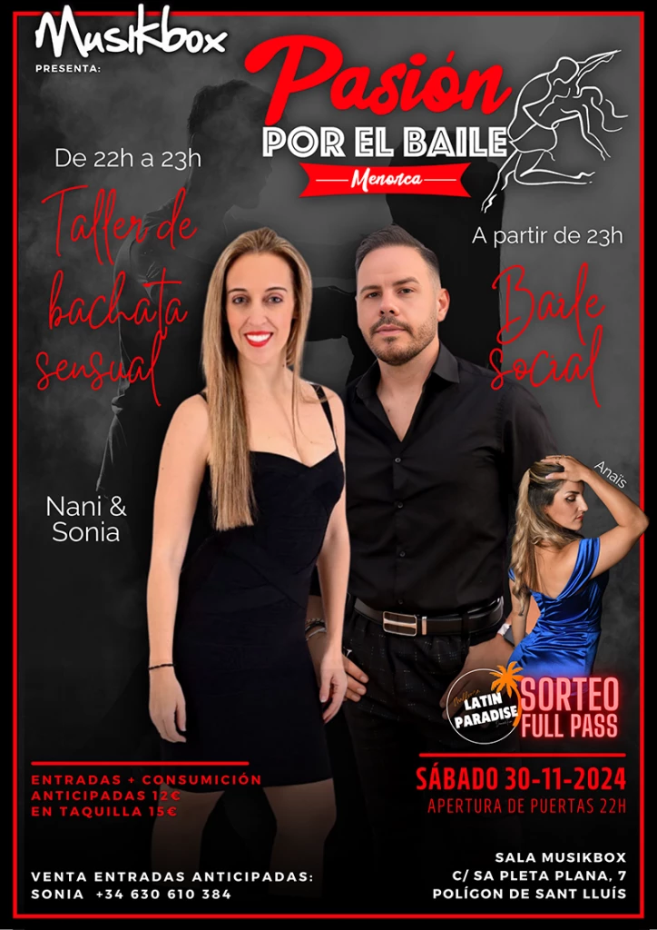 Imagen del evento Pasión por el baile &#8211; Taller de bachata sensual