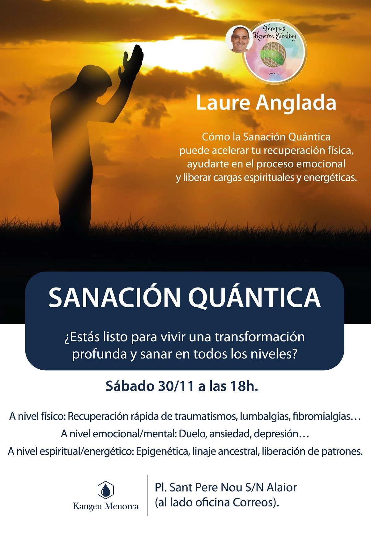 Imagen del evento SANACIÓN QUÁNTICA &#8211; LAURE ANGLADA